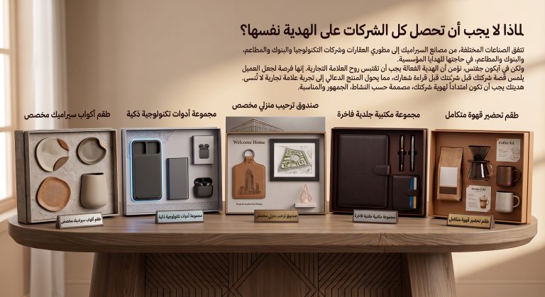 الهدية التي تشبه مشروعك: كيف نختار هدايا الشركات حسب طبيعة كل نشاط؟